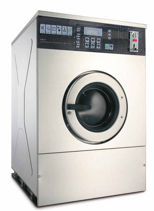 Commercial coin operated washing machine