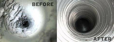 duct clean before and after
