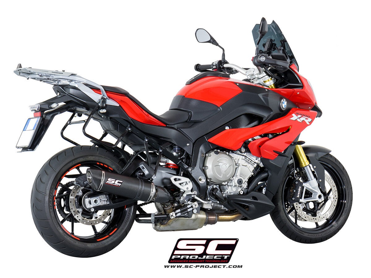 S 1000 XR (2015 - 2016) Échappement Oval carbone, montage basse HOMOLOGUÉE POUR LA ROUTE