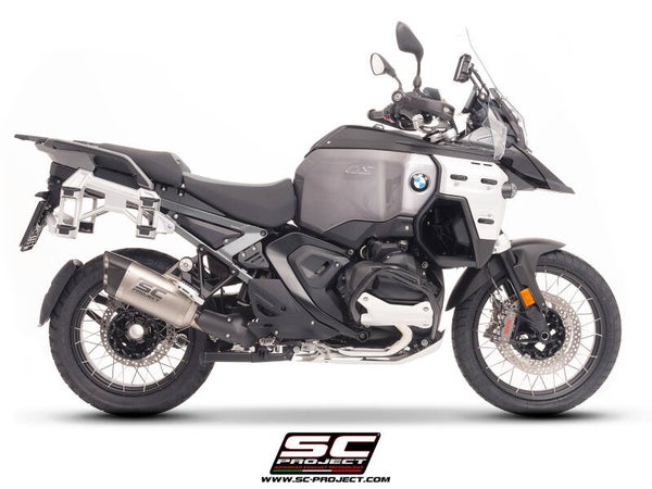 R 1300 GS Aventure (2025) Échappement Adventure-R titane, compatible avec les valises d’origine APPROUVÉ EURO 5+