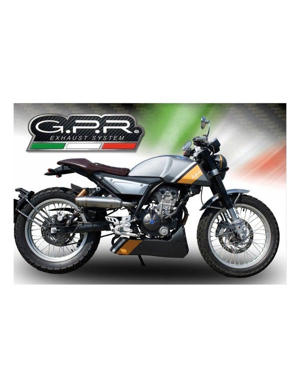 Ligne Complète GPR Deeptone Inox - F.B. Mondial Sport Classic 125 - Pagani 1948 2021/+