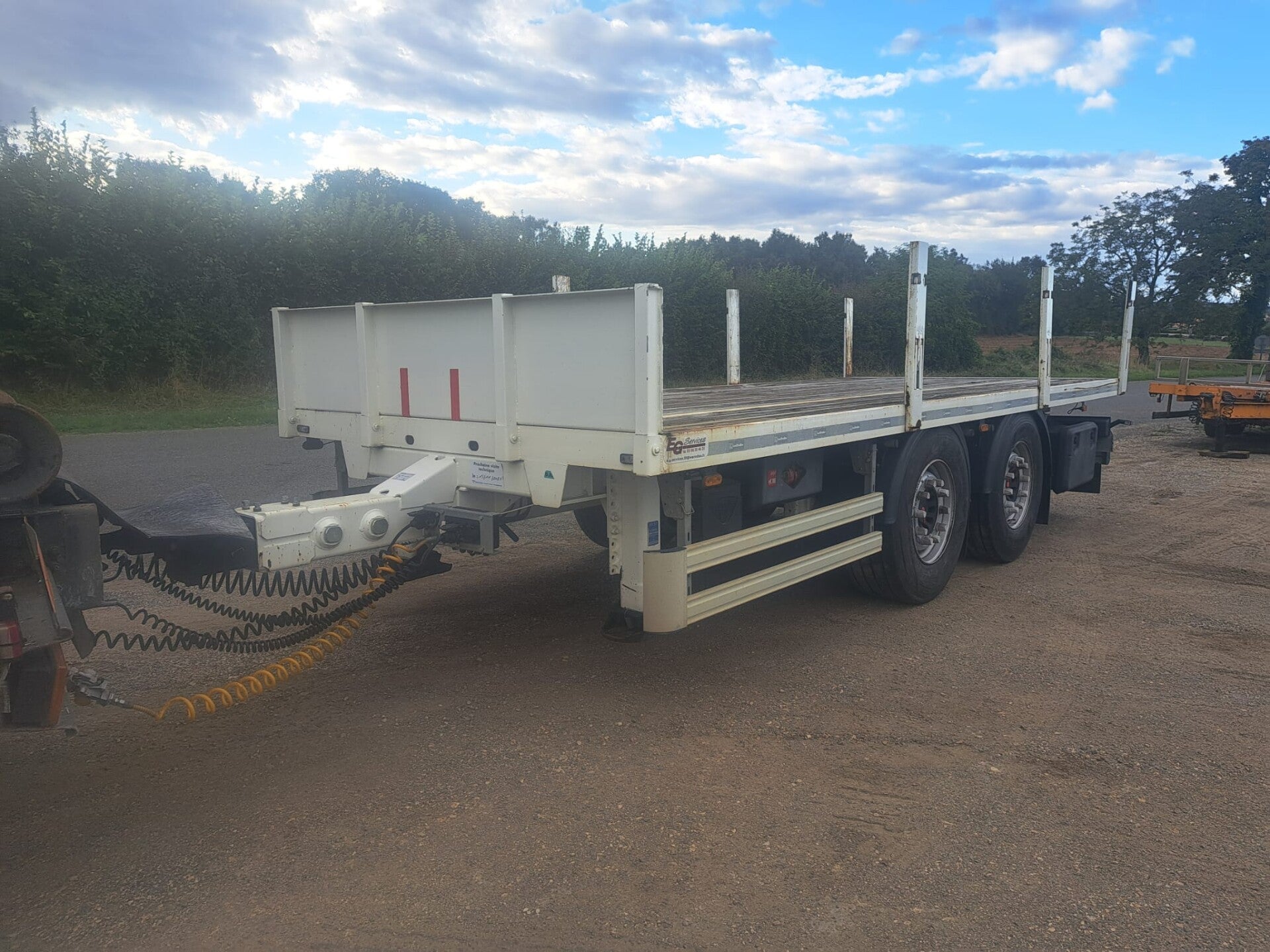 Remorque plateau LECITRAILER  19T