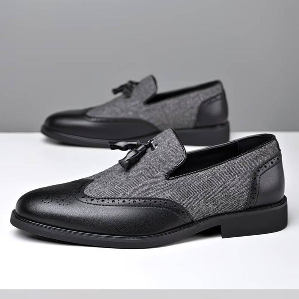 Tweed Heritage Tassel Loafer