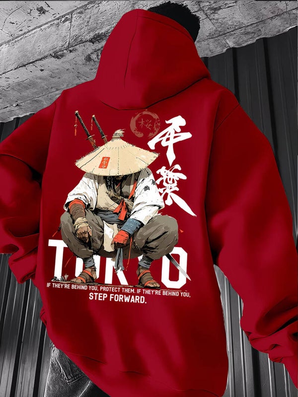 Ronin Crimson "Tokyo" Samurai Hoodie