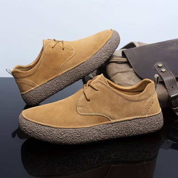 Terraform Suede Raw-Edge Derby