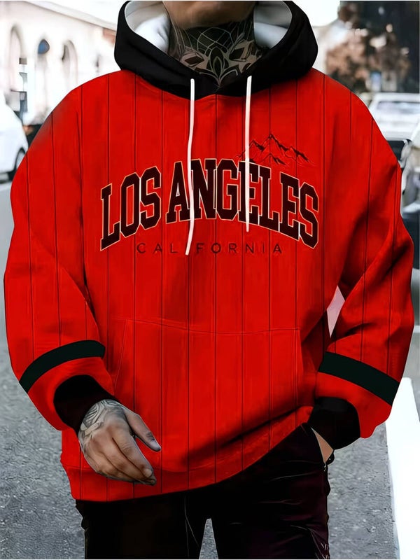 Cali-Vibe "Los Angeles" Pinstripe Hoodie