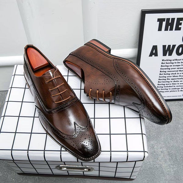 Emperor Burnished Wingtip Oxford