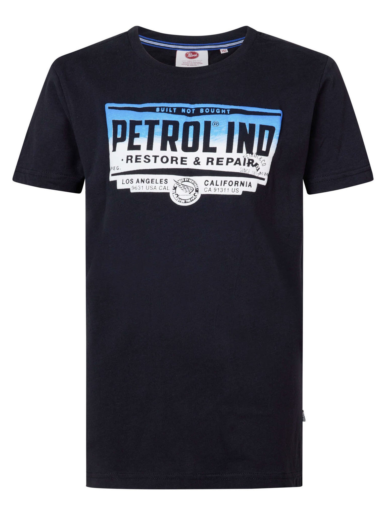 PETROL T-SHIRT SS CLASSIC ZWART
