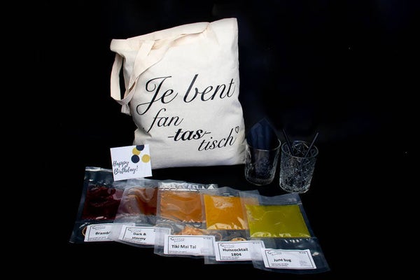 Kerstpakket Cocktail O'Clock 6 cocktails