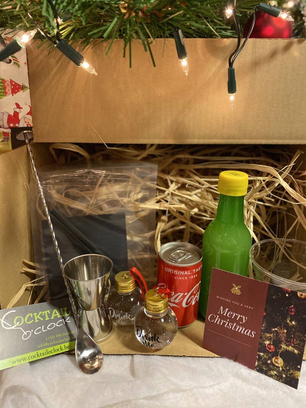 DIY-Long Island iced Tea-2 kerstballen-pakket