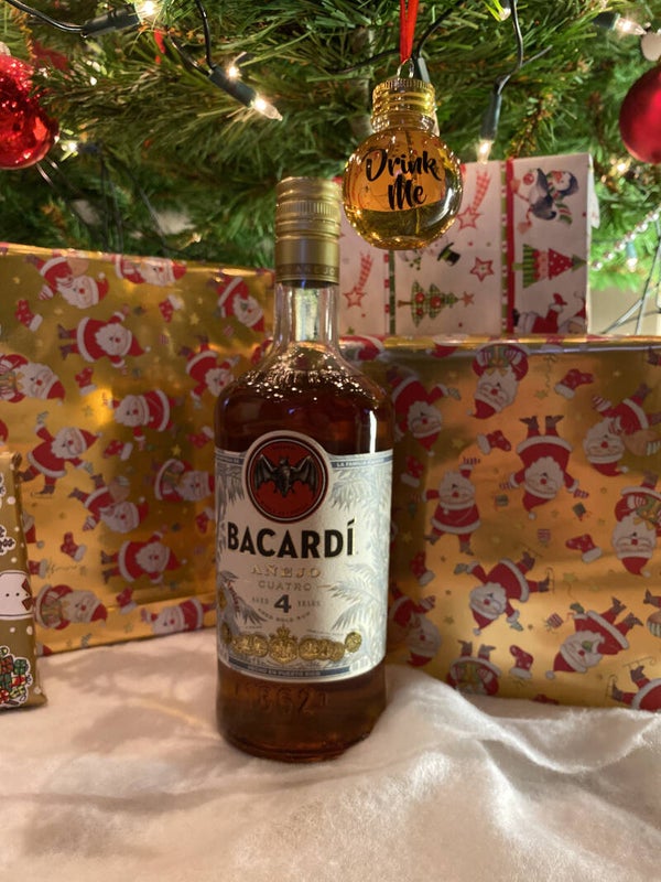 Rum Kerstbal Bacardi 4 anos rum