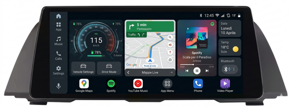 Car Tablet per Bmw Serie 5 F10_8/128gb (Cpu 1.6 ghz, t10)