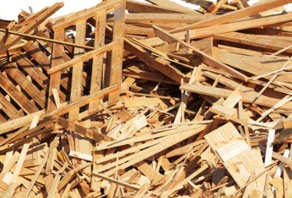 XXL afvalzak HOUT