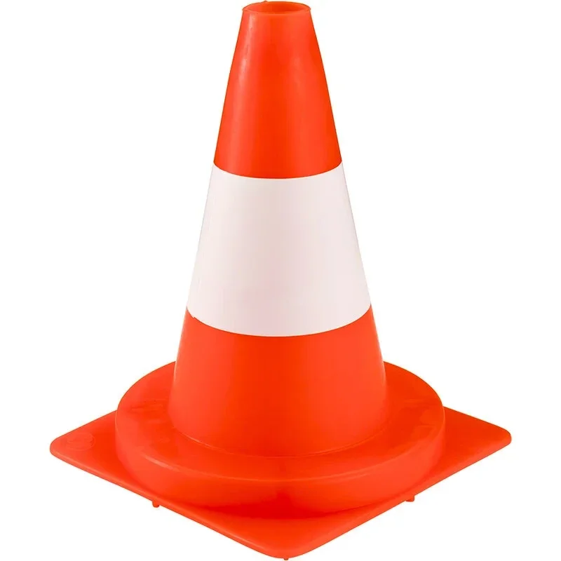 Verkeerskegel oranje wit 320mm