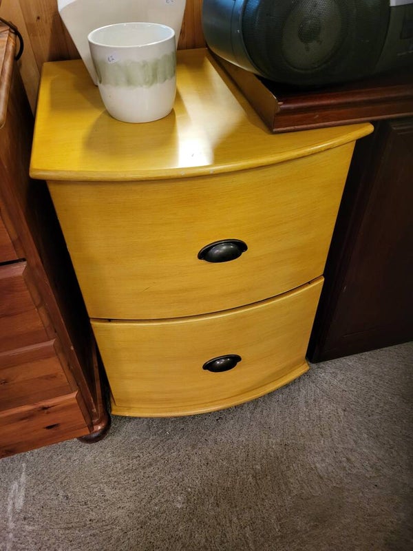 Beech effect  2 drawer filing cabinet