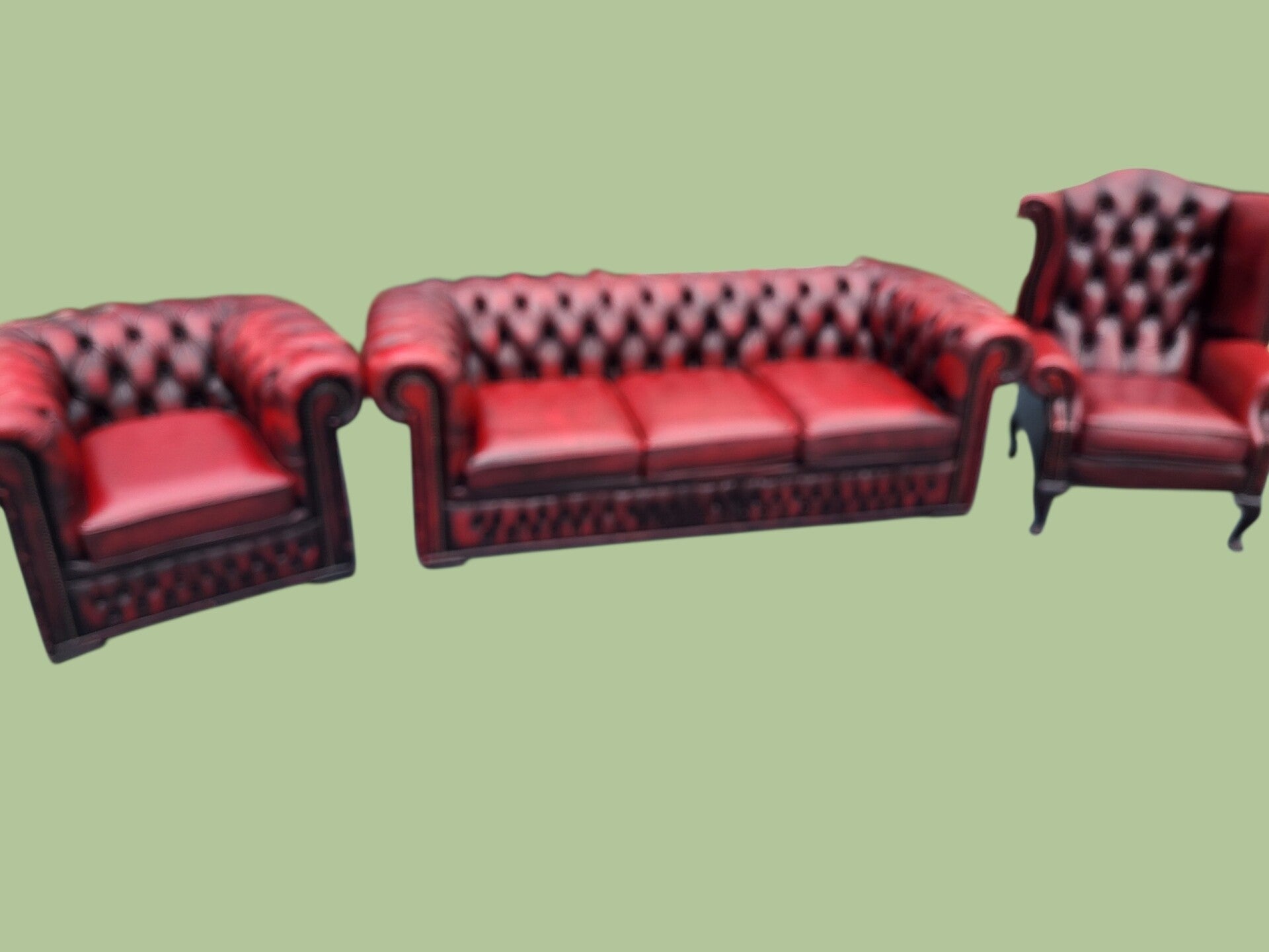 Oxblood Chesterfield Suite