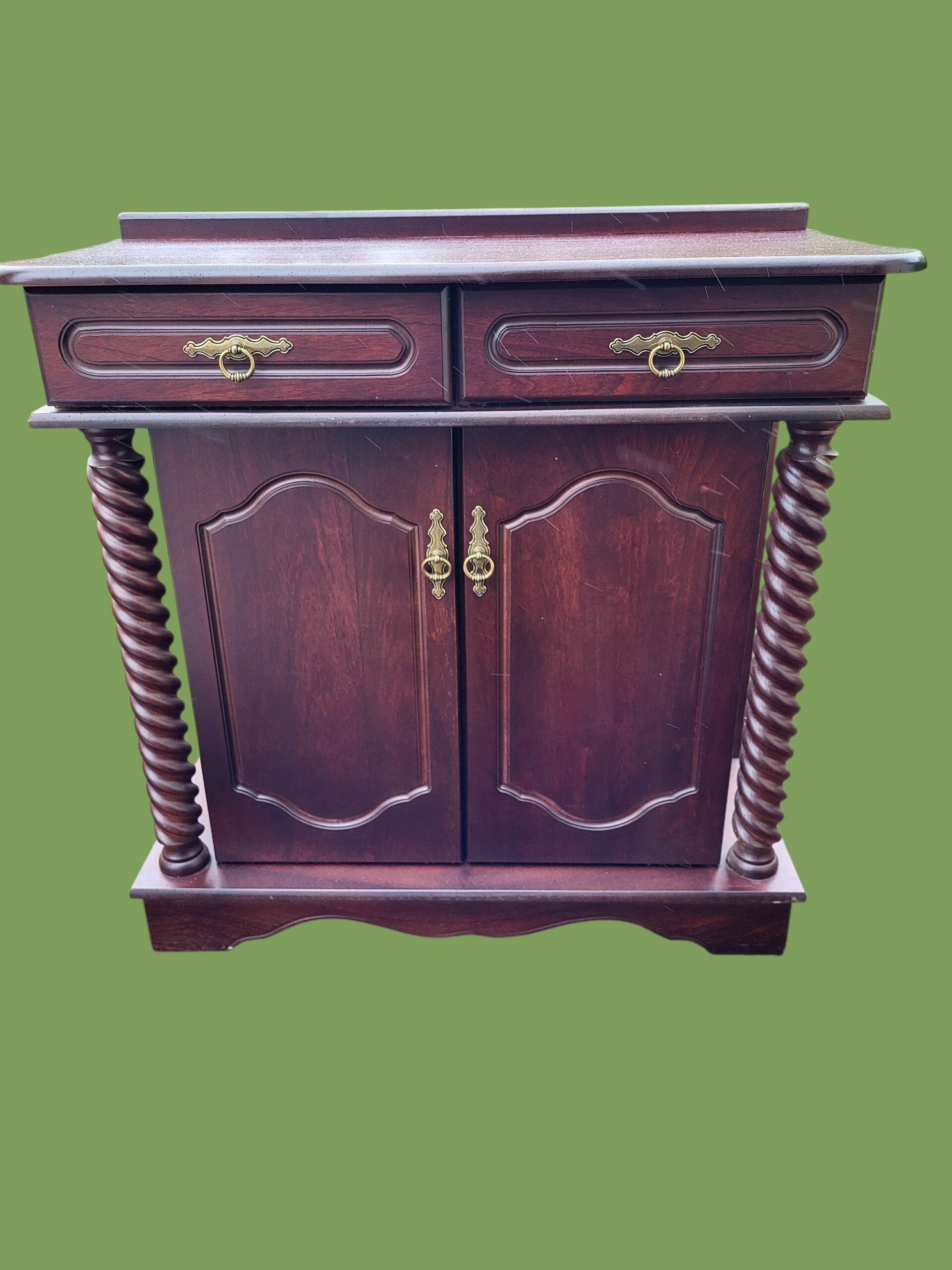 Mahogany piered Cabinet