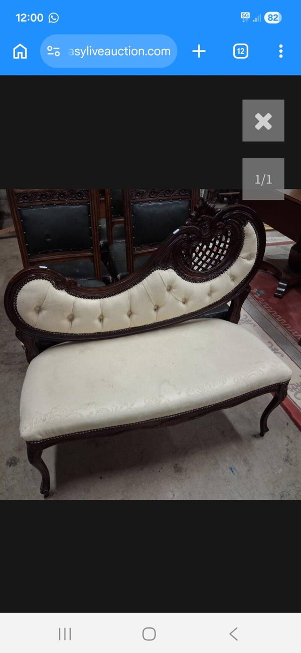 Beautiful Mahogany seat