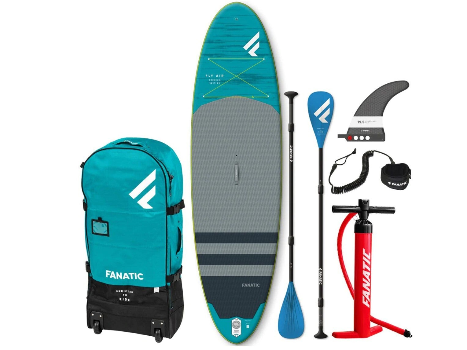 2024 Fanatic Fly Air Premium / Pure Inflatable SUP Package