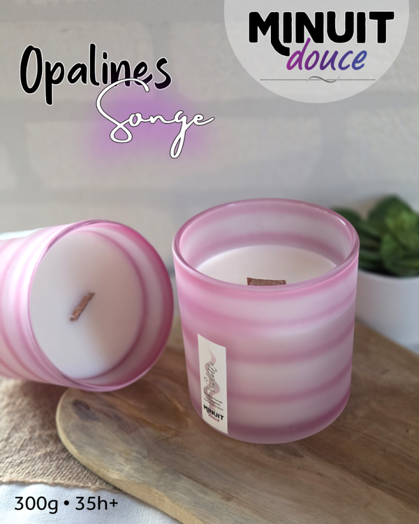 Bougie Opaline/Songe Rose - Azalée du Japon