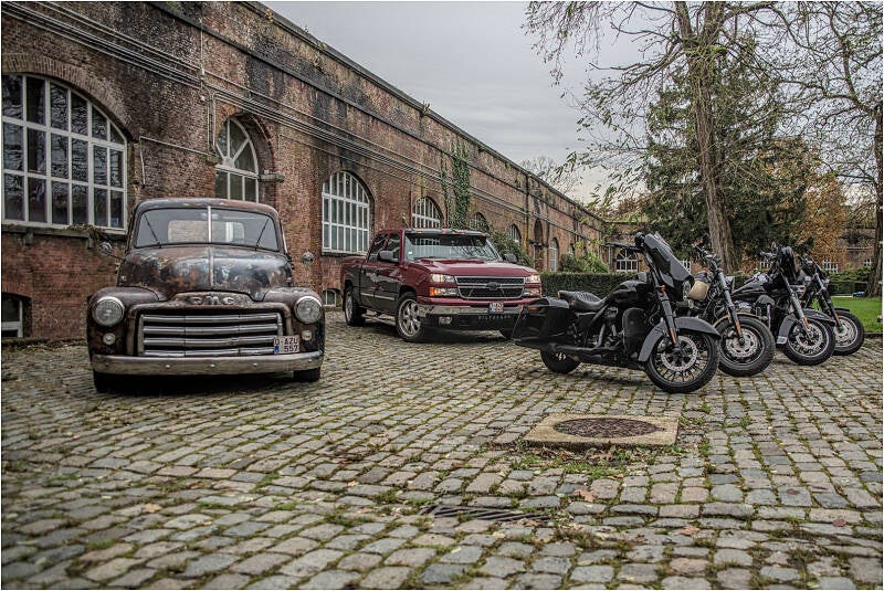 oldtimers en harley davidson_paul van nylen