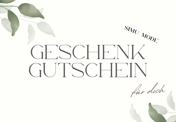Simu Mode Gutscheine