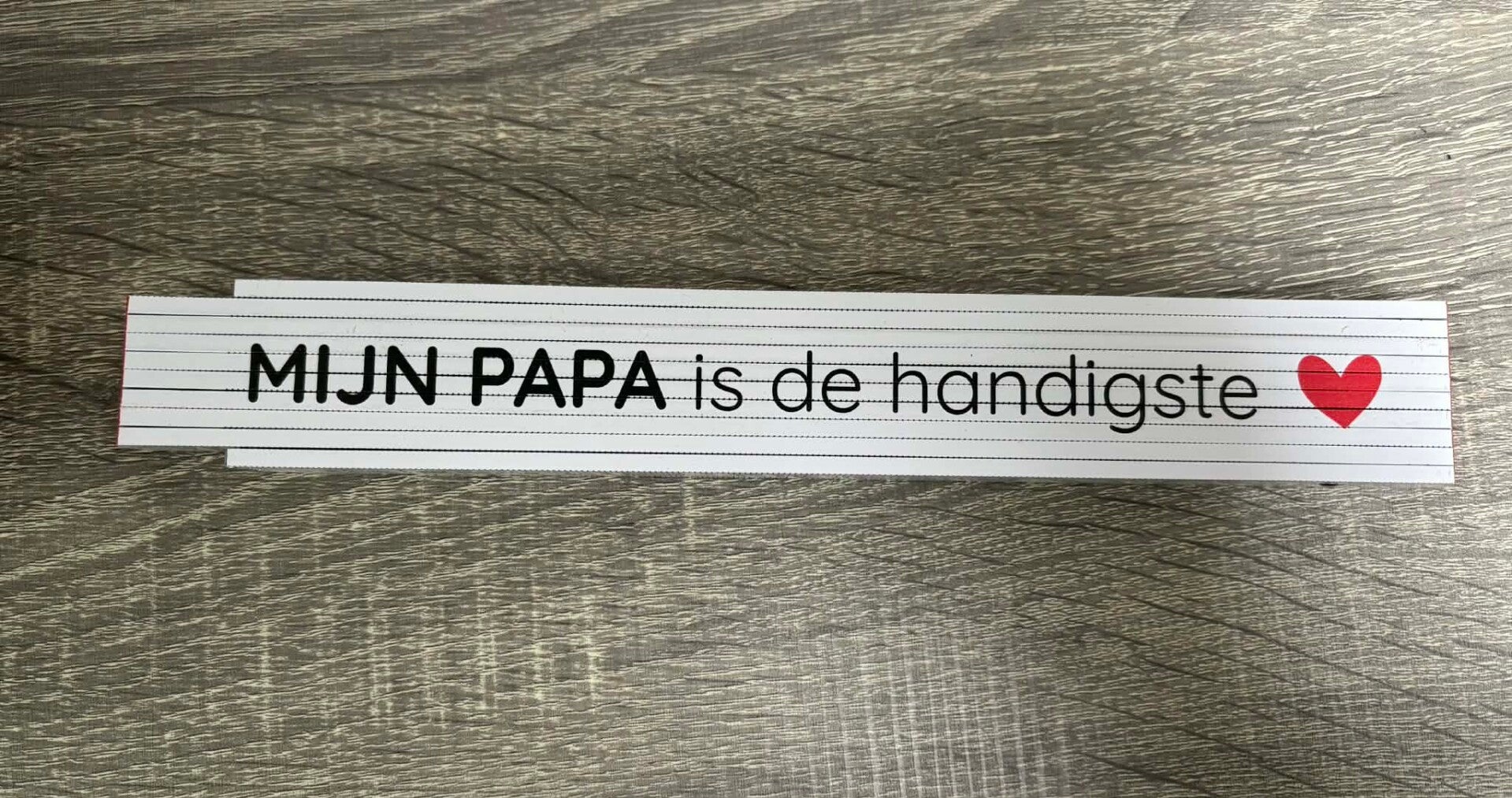 Houten meter 'de handigste'