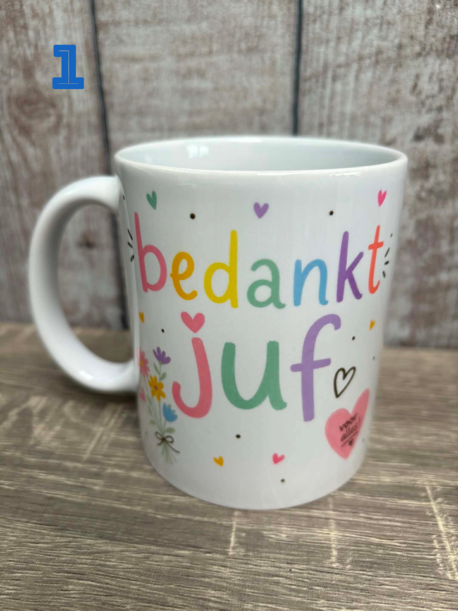 Koffie-/theetas juf