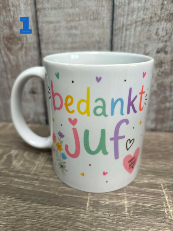 Koffie-/theetas juf