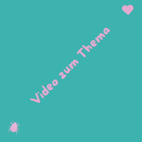 Thumbnail zum Video "Warum Liebesromane lesen" - - SChiftzug "Videos zum Thema" auf rosa-grau gestreiftem Hintergrund