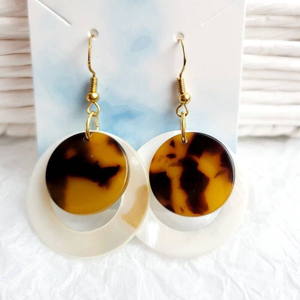 Boucles d oreilles rondes