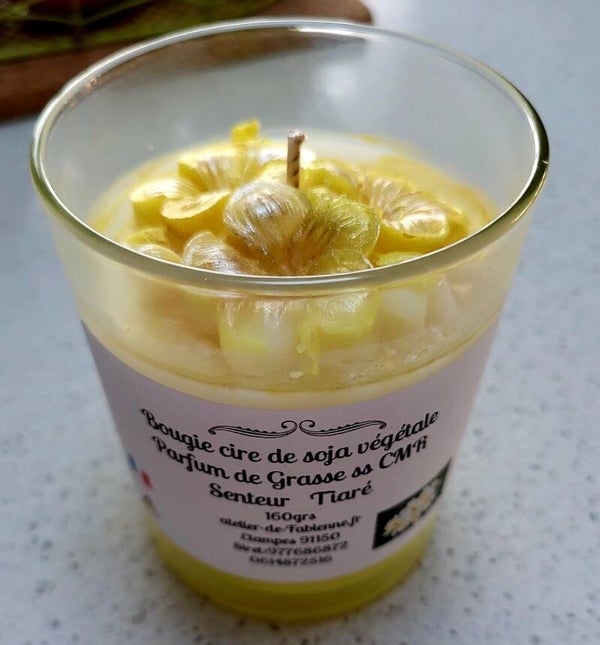 Bougie cire vegetale