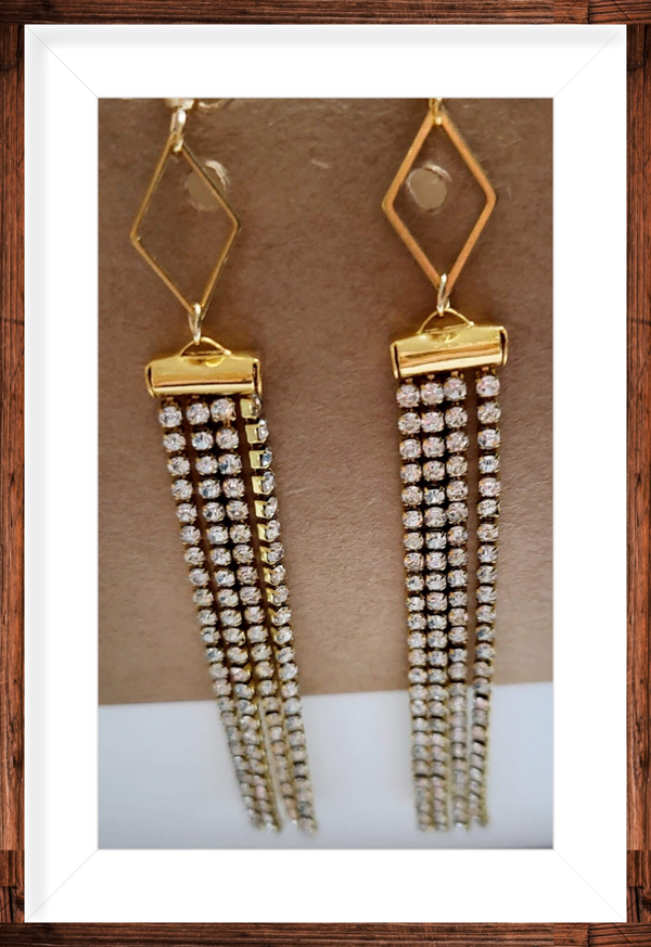 Boucles d’oreilles dorées