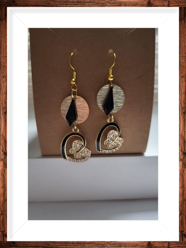 boucles oreilles argentées
