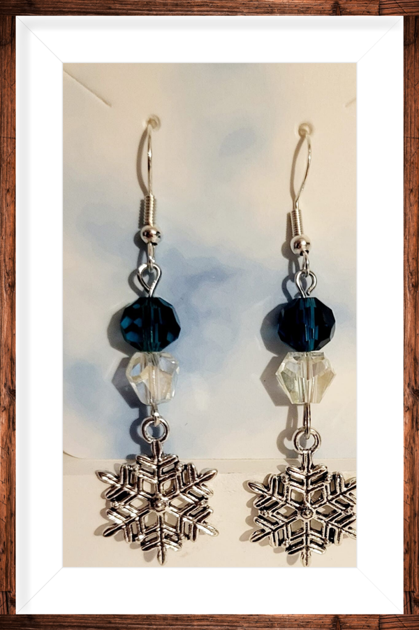 Boucles d’oreilles argentées