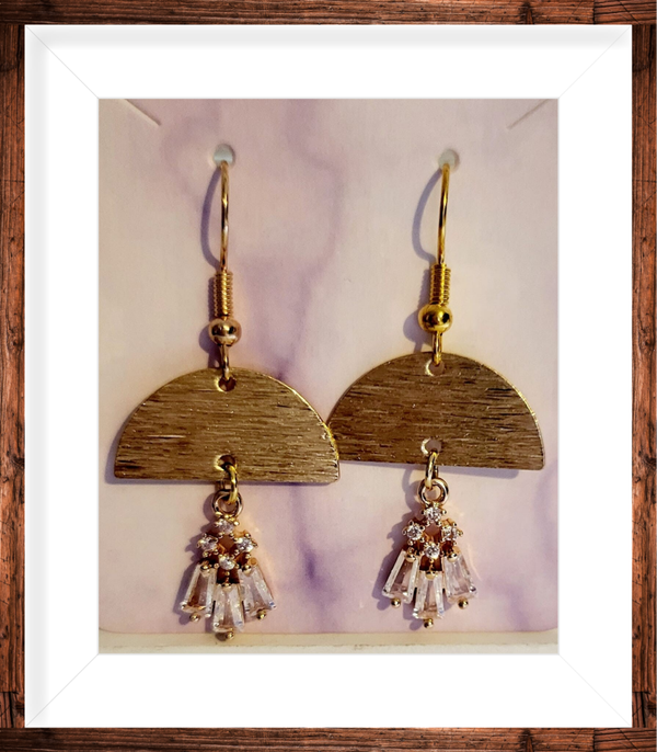 Boucles d’oreilles dorées