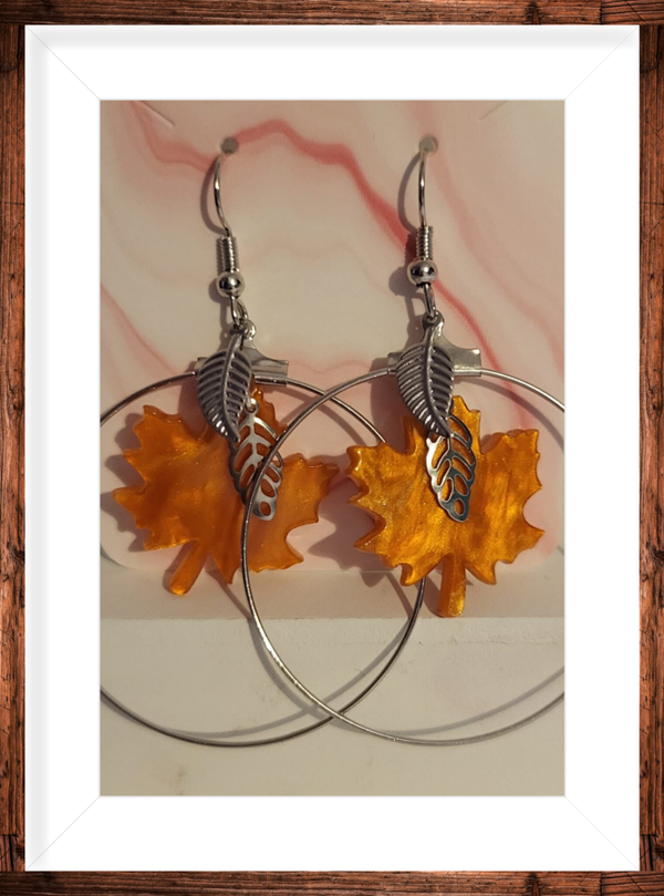 boucles oreilles argentées
