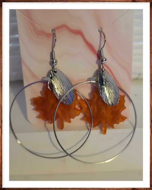 Boucles d’oreilles dorées