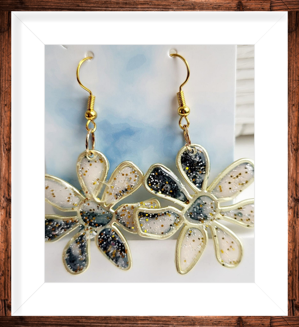 Boucles d’oreilles dorées