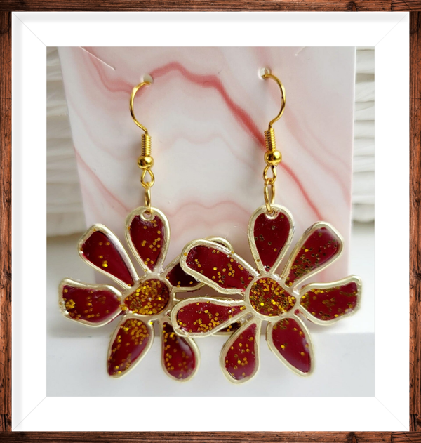 Boucles d’oreilles dorées