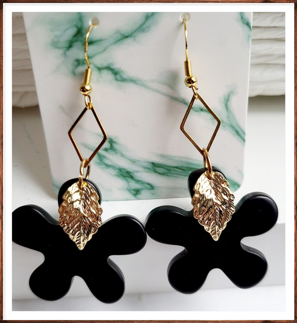 Boucles d’oreilles dorées