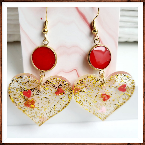 Boucles d’oreilles dorées