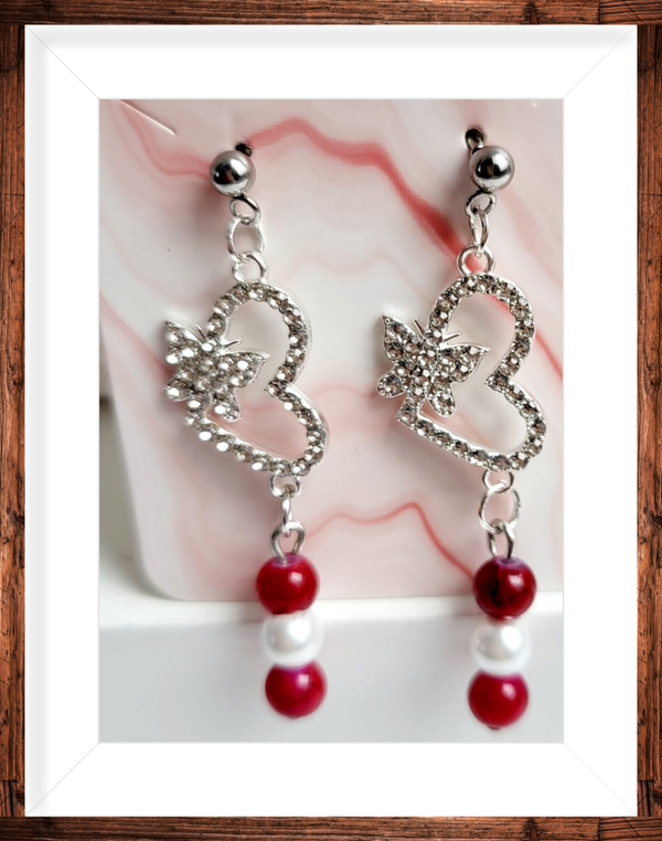 Boucles d’oreilles argentées