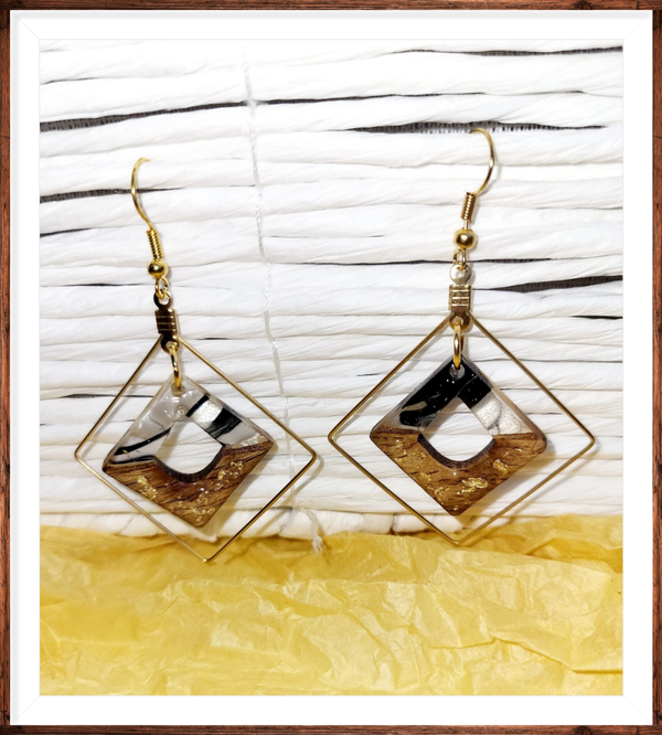 Boucles d’oreilles dorées