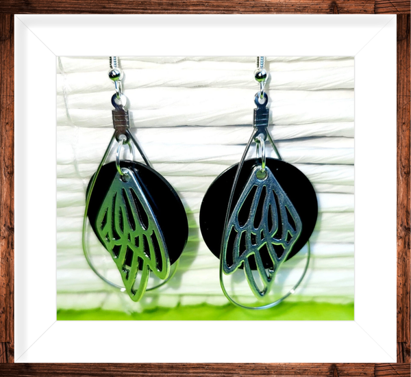 Boucles d’oreilles argentées