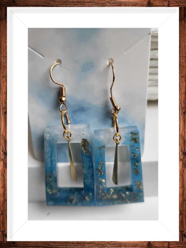 Boucles d’oreilles dorées