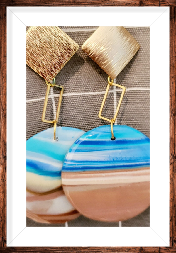 boucles  pate polymere et resine