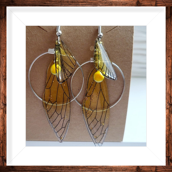 boucles d' oreilles   crochets argentées