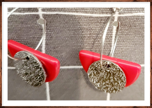boucles anneaux argentees