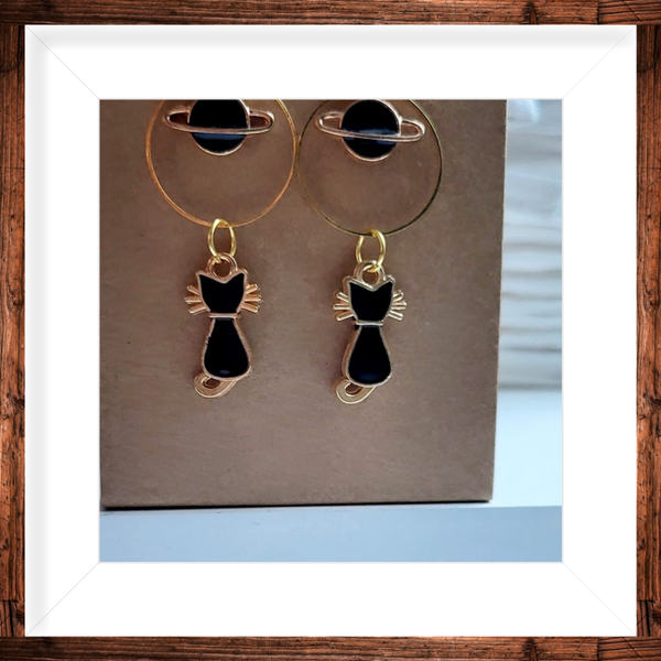 boucles d' oreilles   crochets dorés